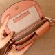 Handmade Blush Clutches Leather Versatile Compact Functional